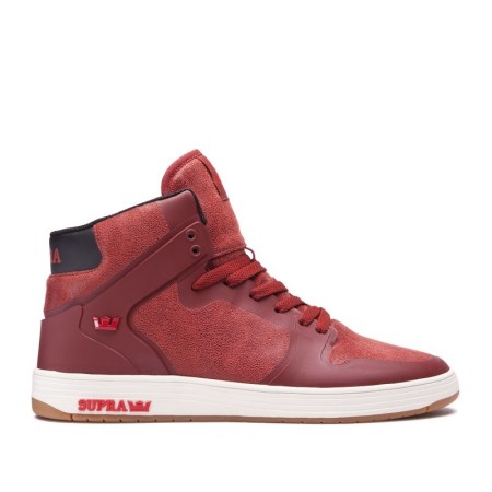 Supra Vaider 2.0 Burgunder Høye Sneakers Herre [NO-1-Y195]